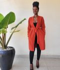 Burnt orange long sleeves kimono