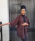 Brown short sleeves kimono