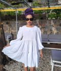 White tiered dress