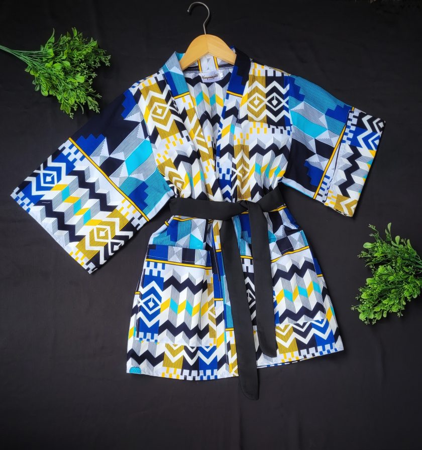 Blue printed kimono - Image 2