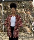 Maroon printed kimono