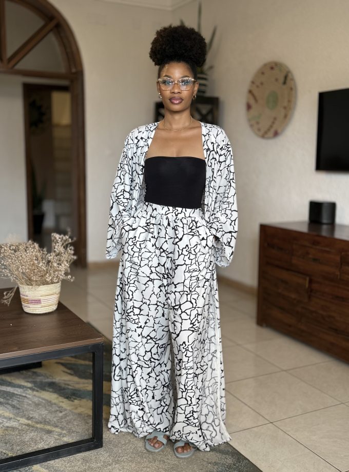 Lyra BW matching set (kaftan & pants)