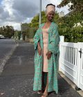 Maxi OT printed kimono