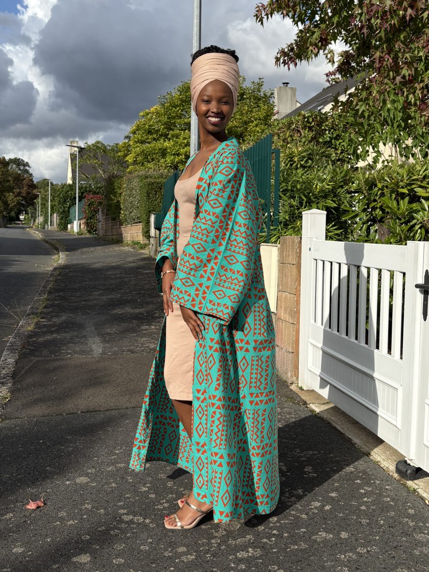 Maxi OT printed kimono - Image 2