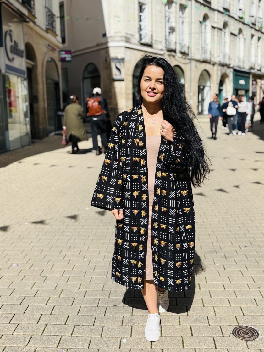 Midi BWY printed kimono - Image 2