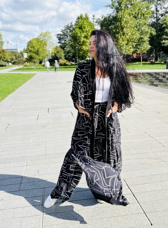 Lyra black matching set